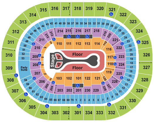 Moda Center Benson Boone Seating Chart